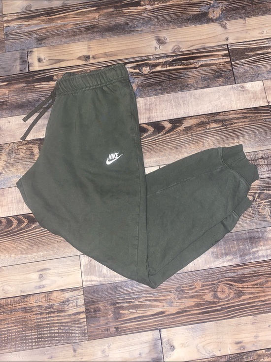 Nike Pants - Nike Dark Olive Green Joggers with drawstring and pockets